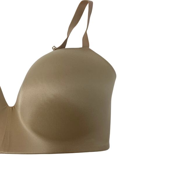 B. Tempt'd by Wacoal Women's Future Foundation Wire Free T-Shirt Bra 32DDD Beige - Picture 2 of 4